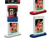 6 x ULTRA PRO RED BLUE WHITE ONE TOUCH STANDS HOLDS 35PT ONE TOUCH SCREWDOWN