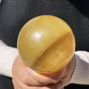 1.8LB Nature Fluorite Quartz Ball Crystal Magic Sphere Healing G5476