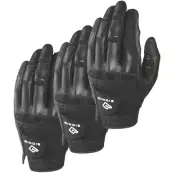 Bionic StableGrip Golf Glove - Mens - Black - Leather - 3 Pack
