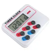 Timer Clock 12/24 Hours With Memory Funcation Kitchen Cooking Digital LCD Sport