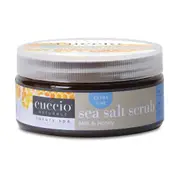 Cuccio Naturale Sea Salt Scrub, Extra Fine, Milk And Honey, 8 Oz