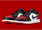 New Nike AIR Jordan 1 LOW CHICAGO BRED TOE 2.0 MEN'S Size 12 No Lid