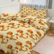 Bed Sheets g287 Ch_arma_nder Print Bedding Set Pattern Duvet Cove Set 3 Pieces 1 Quilt Cover And 2 Pillowcases for Women Men Teens tq287 Bed Sheets