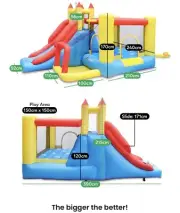 Inflatable Bounce House Jumping Castle BounceFort Plus2 Lifespan Trampoline Kids