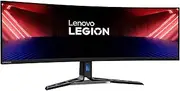 Lenovo Legion R45w-30 44.5" Dual QHD Curved Gaming Monitor, Anti-Glare, 170Hz, AMD FreeSync, Eye Comfort, Black, 67B1GAC3AU