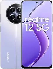 [realme] 12 5G Smartphone 8 + 256 GB, 108MP 3X Zoom Portrait Camera, 6-Level Dynamic Refresh Rate, 45 W Supervooc Charge 5000 mAh Massive Battery, Twilight Purple (no Adapter)