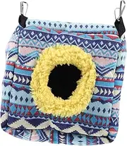 HAPINARY Squirrel Cotton Hammock Nest for Guinea Pigs Hedgehogs Hamsters Windproof Warm Winter Hideout for Animal Cages