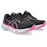 【asics 亞瑟士】慢跑鞋 女鞋 運動鞋 緩震 寬楦 GEL-KAYANO 30 D 黑粉 1012B503-004