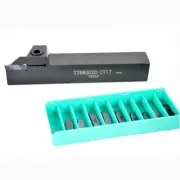 TTER2020-2T17 2mm Width 20mm External Grooving Tool Holder + 10Pcs TDC2 TT9030
