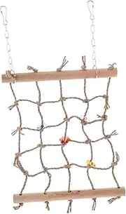 SUPVOX Parrot Climbing Net Toy Ladder Grinding Claw Standing Toy for Small Birds Finch Canary Macaw