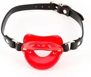 Fetish & Fashion - Kourtney - Red Lips Open Mouth Restraint