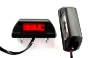 2x Red White LED Corner Side Marker Lights Flat Base Outline Lamps Truck Trailer