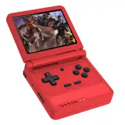 Powkiddy V90S 128G 3.5-inch IPS Screen Retro Handheld Game Console Built-in 12000+ Games 3000mAh Foldable Open-Source Li