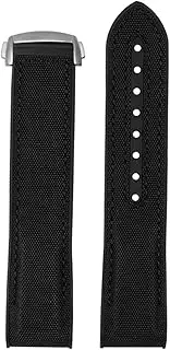 [KAVJU] Rubber Silicone Watch Strap Nylon Watchband For Omega Seamaster 300 Speedmaster 8900 Planet Ocean Tools 20mm 22mm Watchbands