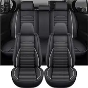 Interior Accessories Leather Front and Rear Full Set Car Interior Accessories Seat Covers and Cushions for Jeep for Renegade(Style 1-5pcs)