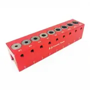 Handheld Drill Guide Hole Locator 45° Doweling Jig Locator for Woodworking
