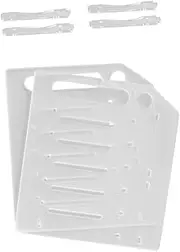 Yardenfun 3.5 Inch Hard Drive Tray 6 Layer Hard Drive Rack DIY External Storage No Drill Easy Assembly Rack