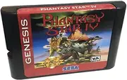 Royal Retro Battery Save Phantasy Star IV Latest Translation For Sega Genesis Mega Drive 16 Bit Game Cartridge For PAL And NTSC (Black)
