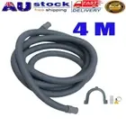 4 M Extension Pipe Waste Hose 1 Piece Dishwasher Outlet Pipe Drain Pipe