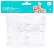 We R Memory Keepers Storage Screw Stack Jars 8/Pkg-Large