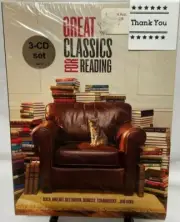Great Classics For Reading 3 CD Bach, Mozart, Beethoven, Debussy