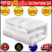 Giselle Duck Down Feather Quilt 700GSM Blanket Duvet Cover Doona King Bed Winter