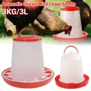 Chicken 2.5L Drink / 3KG Feeder Bird Aaviary Chook Poultry & Drinker Waterer OZ