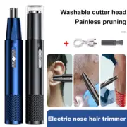 Men Electric Ear Beard Nose Hair Trimmer Eyebrow Mustache Remover Shaver Clipper