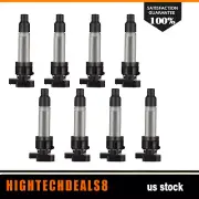 Set of 8 Ignition Coil Fits Cadillac DeVille STS XLR Buick Lucerne Pontiac 4.6L
