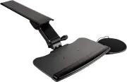 Under Desk Keyboard Tray, 20" X 11" Tray, 23" Track, Dynamic Height Adjust, Unde