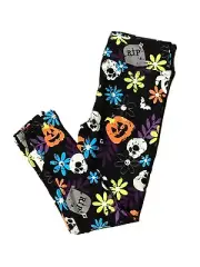 L/XL LuLaRoe Leggings ~ GHOSTS, PUMPKINS & FLOWERS ~ HALLOWEEN; Kids Sizes 8-14
