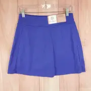 Ben Hogan Womens Golf Skirt Skort XS Purple 100% Polyester Elastic Waist Pull On
