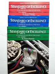 Standard Of Excellence, Set of 3 Books (1, 2 & 3) for Drums & Mallet Percussion
