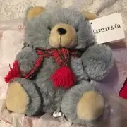 NEW CARLYLE & CO PUSH HIDE JEWELRY PLUSH BEAR