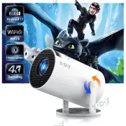 2.4/5G WiFi Mini Projector Bluetooth Home Video portable Projector Android 11.0