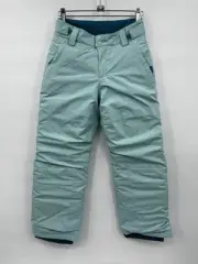 Patagonia Youth Powder Town Pants Skiff Blue Size Large 12 Light Blue Snow Ski