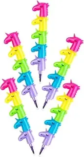Fun Educational 4pcs Stackable Horse Crayons Art Supplies for Boys and Girls for School and Home