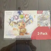 SEALED POKEMON PRISMATIC EVOLUTIONS ELITE TRAINER BOX + BOOSTER BUNDLE, 2-PACK