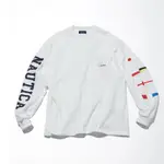 23SS NAUTICA JP "SLEEVE SIGNAL EMB L/S TEE" 全新正品