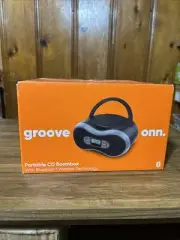 BRAND NEW! Onn. Portable Bluetooth CD Boombox Digital FM Radio Wireless