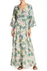 NWT Lucca Couture Tropical Print Maxi Dress Sz S