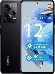 Xiaomi Redmi Note 12 Pro 5G 16.9 cm (6.67") Double SIM Android 12 USB Type-C 6 Go 128 Go 5000 mAh Noir