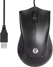 VCOM Wired USB Mouse with 6-Foot Cord, 1200 DPI, Right or Left Hand Use, Ergonom