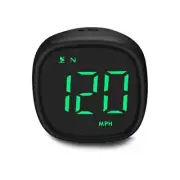 Universal USB Digital GPS Speedometer w/Compass for All Vehicles Mini-Sized