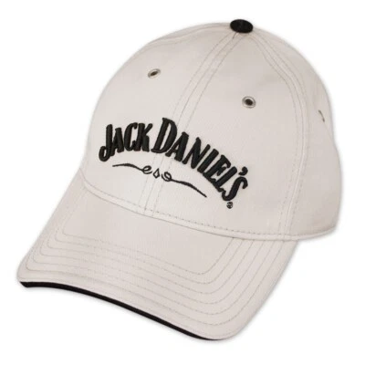 Jack Daniel's Adjustable Ivory Hat White