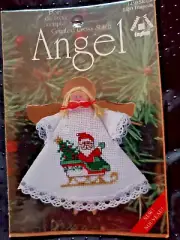 Designs for the Needle Angel "Sleigh" Clothespin Cross Stitch Kit