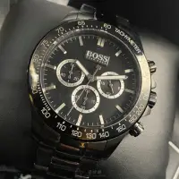 在飛比找momo購物網優惠-【BOSS】BOSS伯斯男錶型號HB1512961(黑色錶面