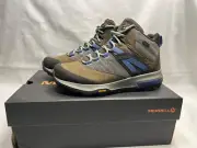NEW Merrell Women’s ZION Waterproof Mid Hiking Boots Vibram Megagrip Cloudy