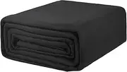 ABO-ve Ground Pool Liner Pad,Protective Frame Pool Liner Pad Anti Puncture,Poo-l Ground Cloth,Round Poo-l Lin-er P-ad,Inflatable Hot Tubs Floor P-ad,for Garden Backyard Lawn,Black,12.14-24.94 Feet