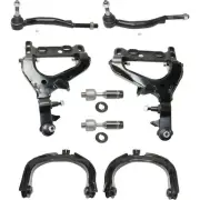 8pc Front Upper & Lower Control Arm Tie Rod End Kit For Trailblazer SSR Envoy XL